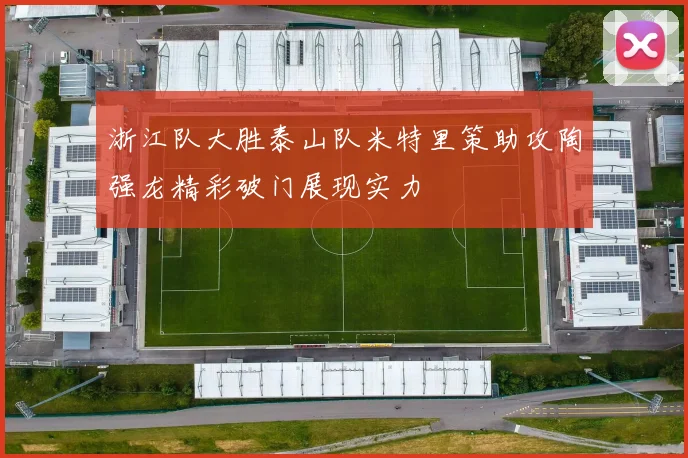 浙江队大胜泰山队米特里策助攻陶强龙精彩破门展现实力