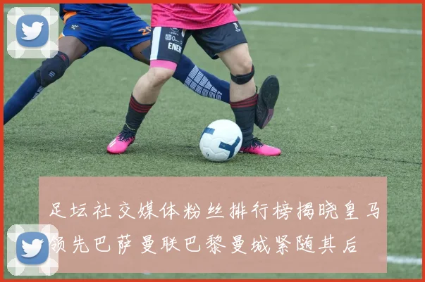 足坛社交媒体粉丝排行榜揭晓皇马领先巴萨曼联巴黎曼城紧随其后